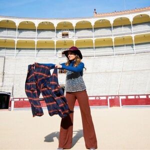 Cartonnier Rich burgundy pants